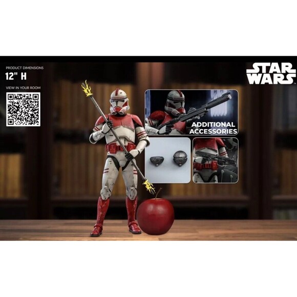 Hot Toys TMS025 Star Wars The Clone Wars Coruscant Guard 1/6 Figure SEALED - Picture 2 of 11